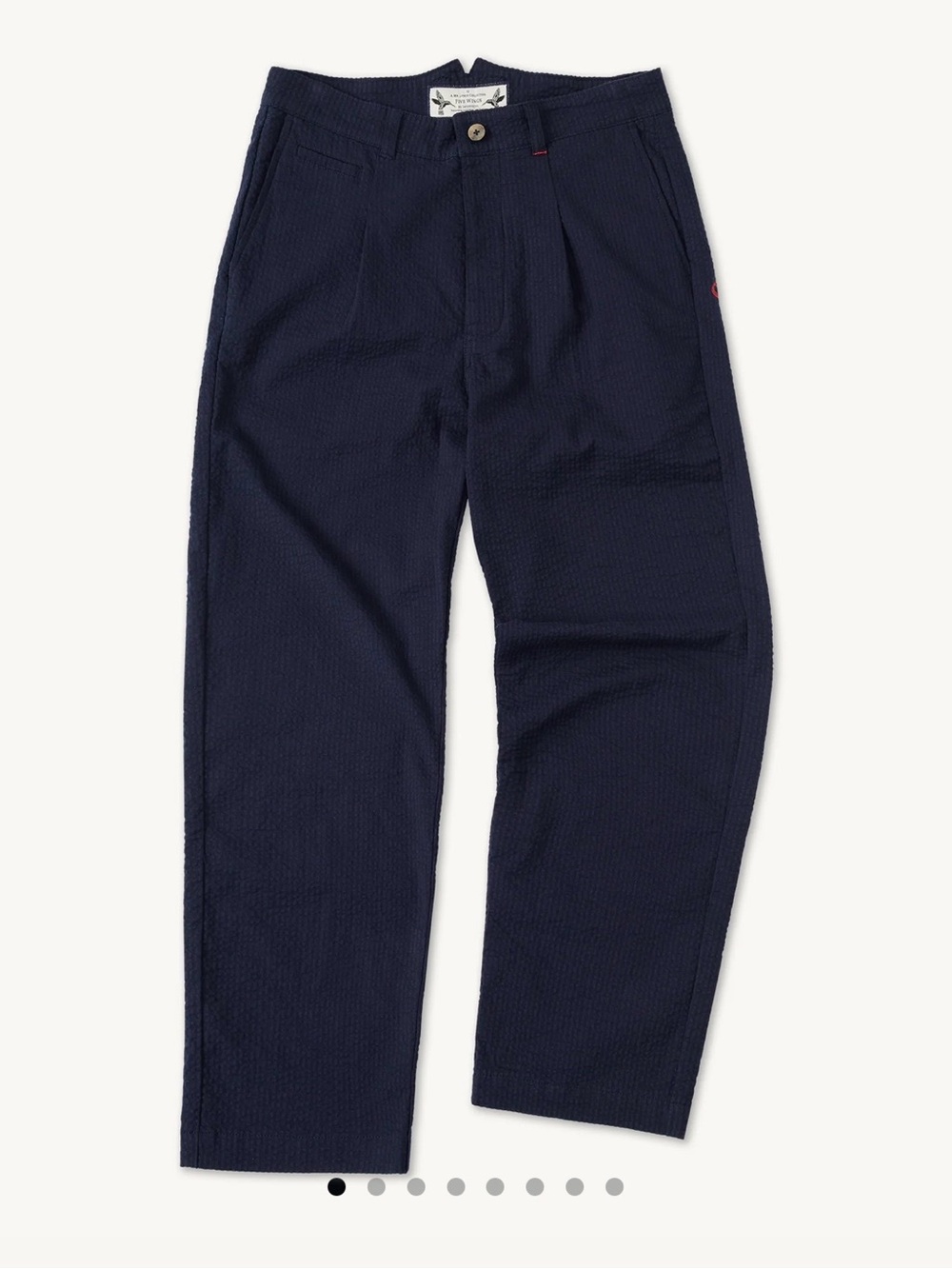 Men's Mr Lynch’s 1201M Trouser in Seersucker Navy Size 38